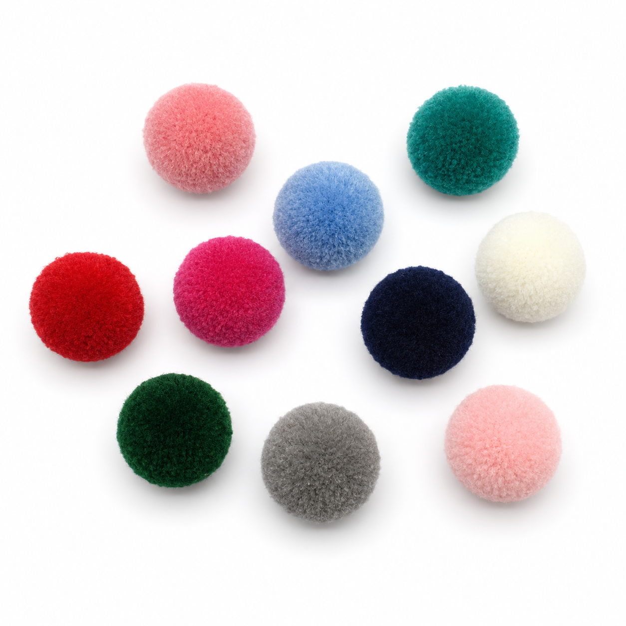 Wholesale Colorful Pom Poms for DIY Crafts – 1.5cm to 5cm – product image 2
