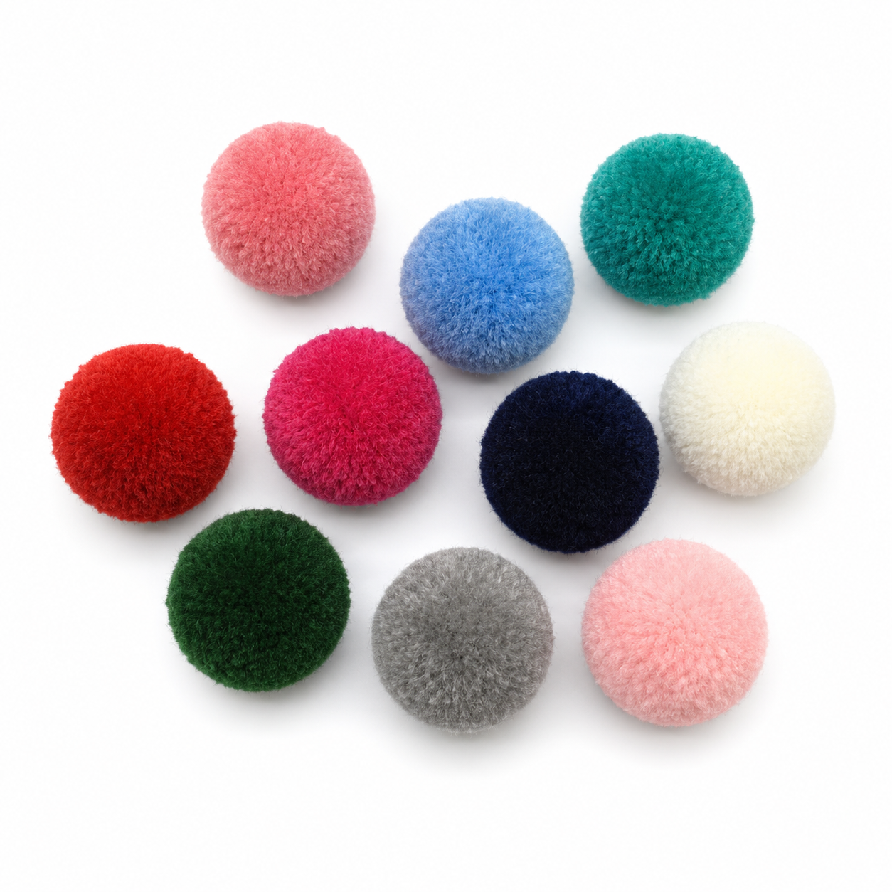 Wholesale Colorful Pom Poms for DIY Crafts – 1.5cm to 5cm – product image 3