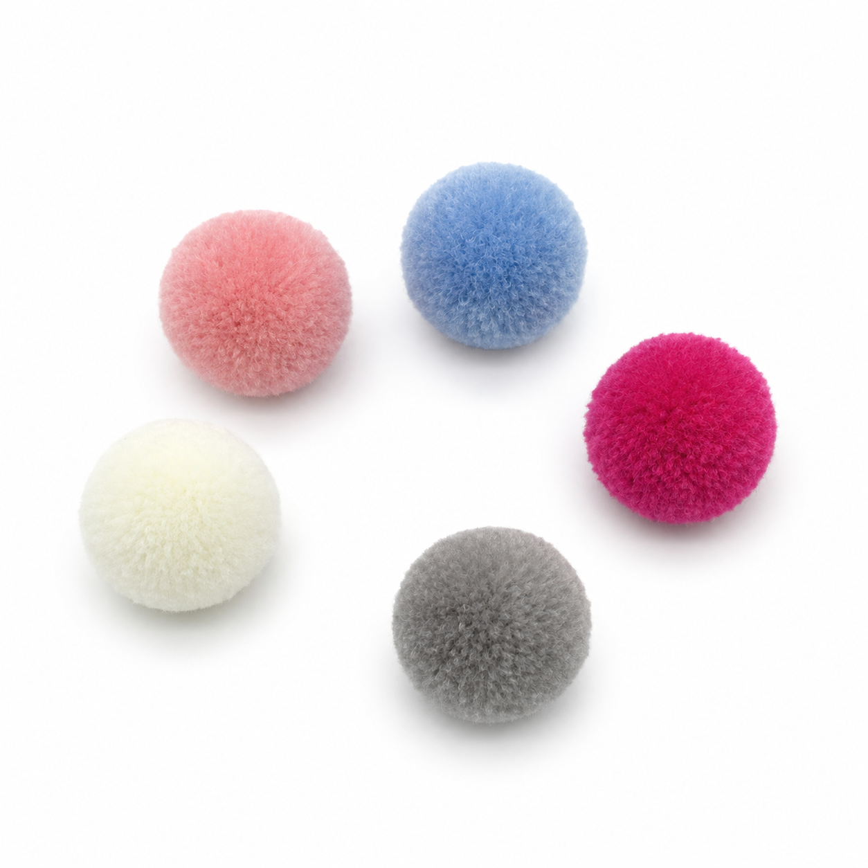 Wholesale Colorful Pom Poms for DIY Crafts – 1.5cm to 5cm – product image 4