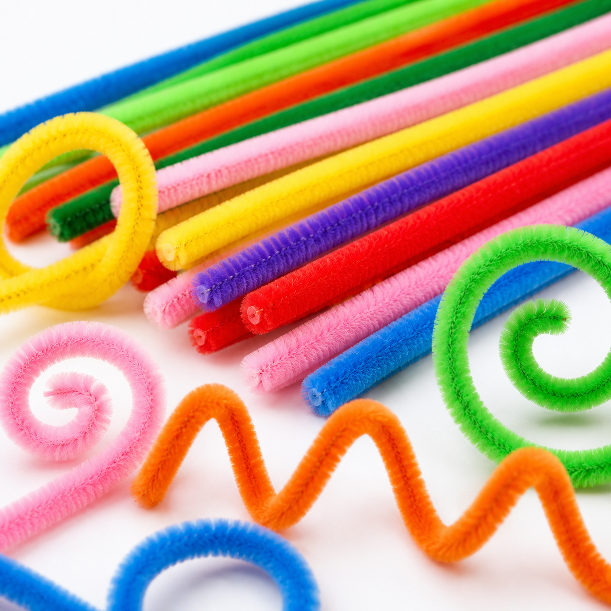 Wholesale 6mm Chenille Stems 30cm 100pcs Pipe Cleaners for DIY Crafts – product image 5