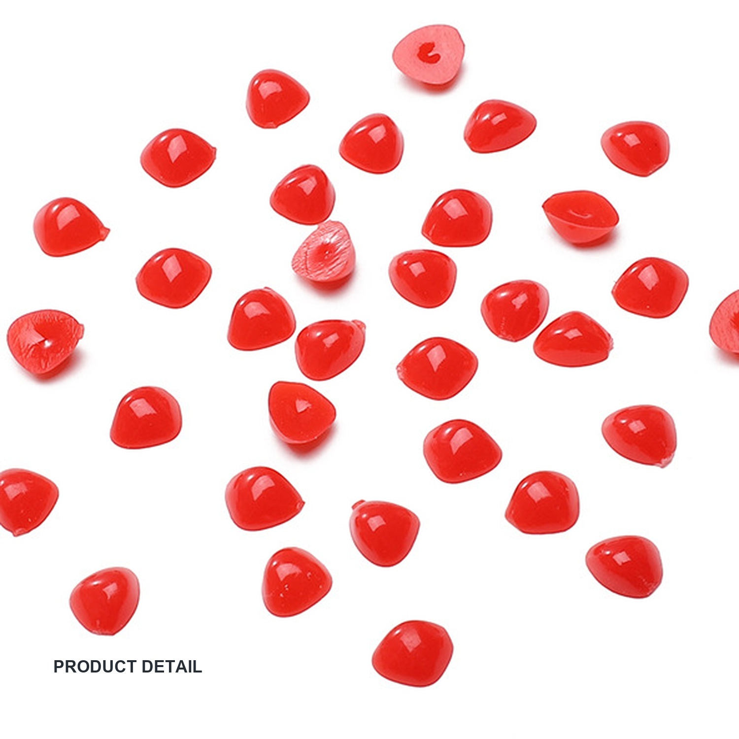 Acrylic Triangle Animal Noses for Plush Toy Making, 6–20 mm — product detail view one