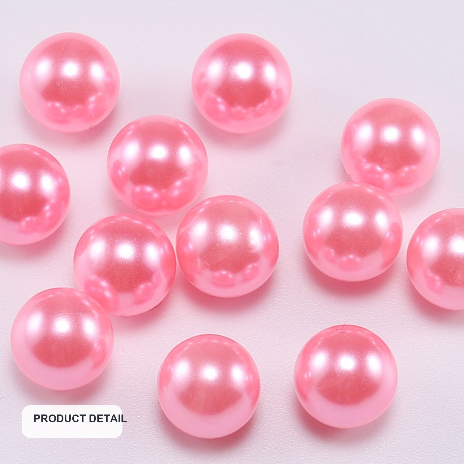 ABS Imitation Pearl Beads Without Holes for Crafts, 3–14 mm — product detail view one