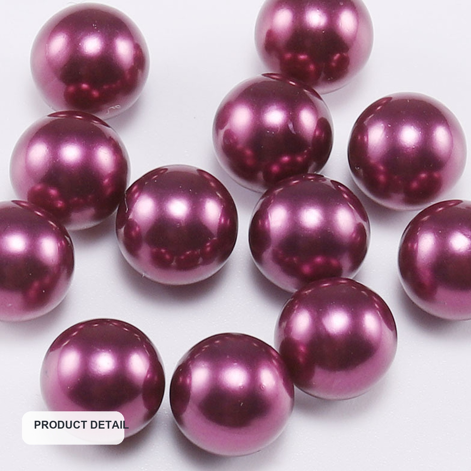 ABS Imitation Pearl Beads Without Holes for Crafts, 3–14 mm — product detail view two