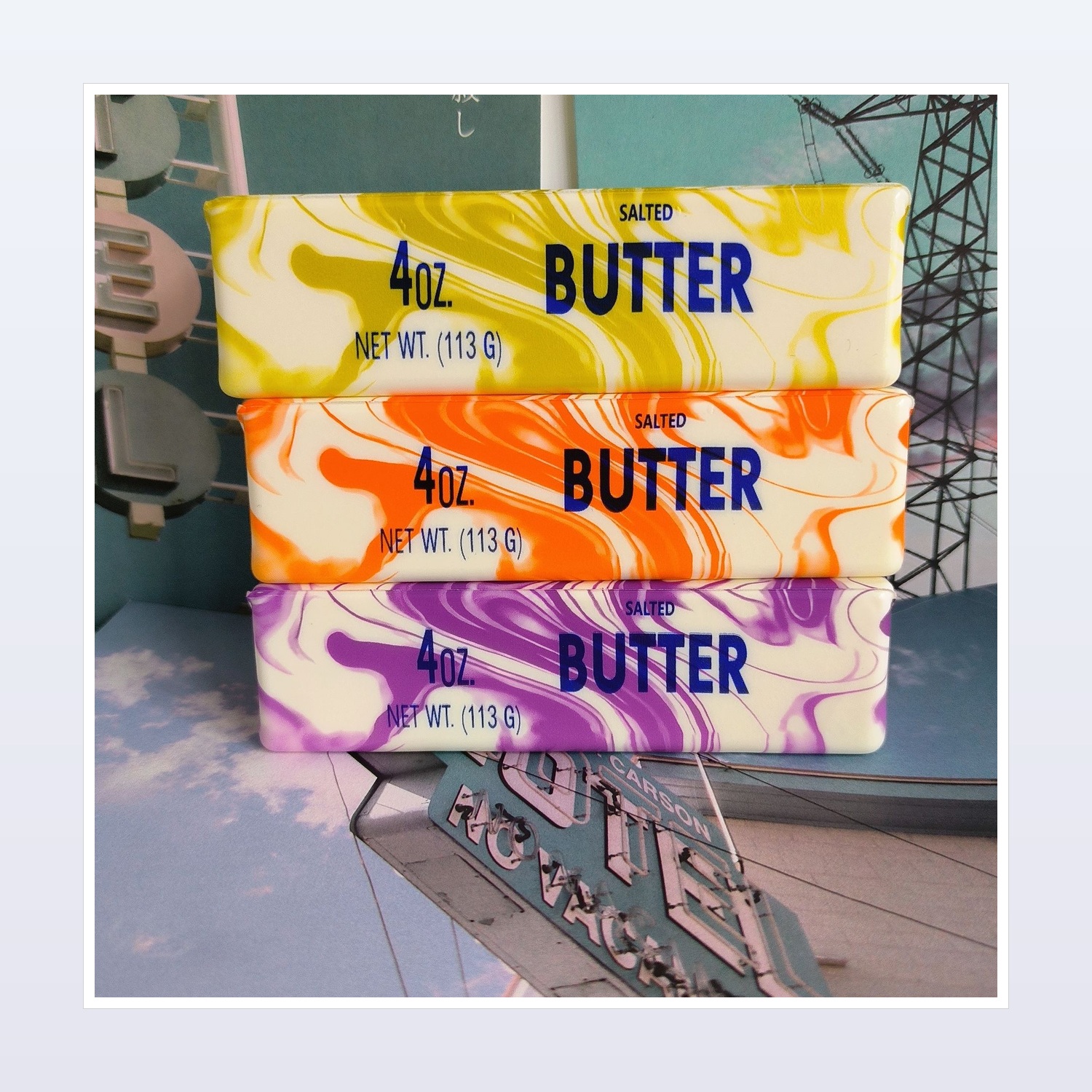 Butter Stick Slow-Rebound Squishy Toy, 10.5–24.5 cm — product application view two