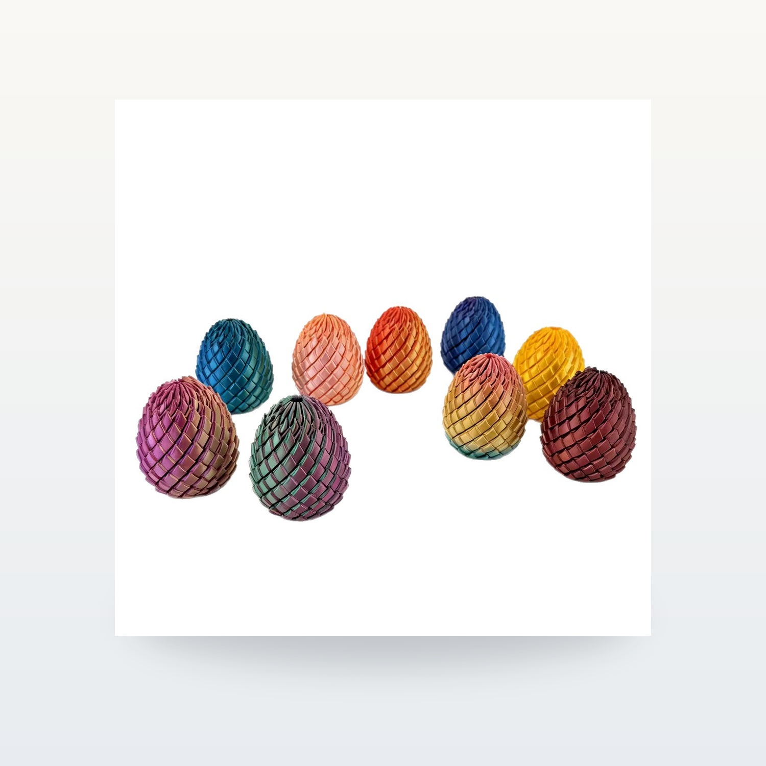 3D-Printed Transforming Dragon Egg Fidget Toy, 5.7–7.5 cm — product overview