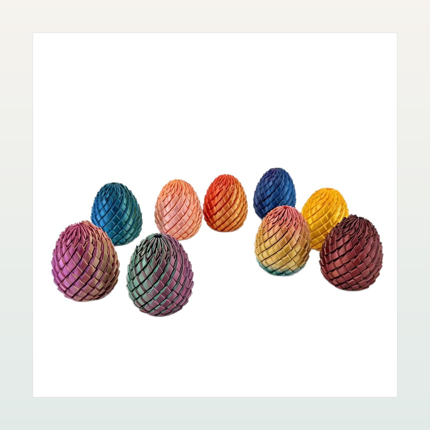 3D-Printed Transforming Dragon Egg Fidget Toy, 5.7–7.5 cm — product application view one