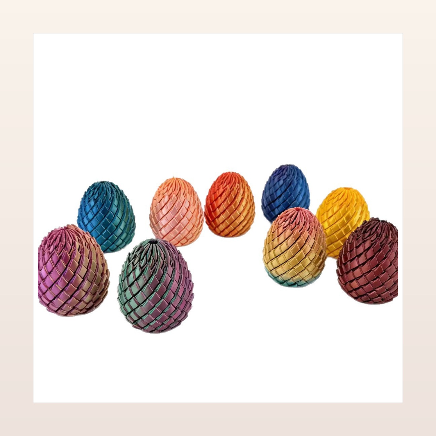 3D-Printed Transforming Dragon Egg Fidget Toy, 5.7–7.5 cm — product application view three