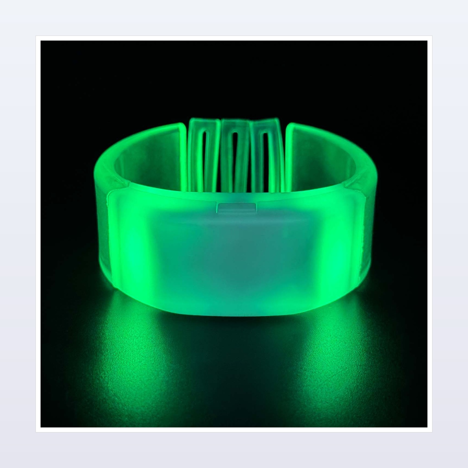 15-Color DMX Remote-Control LED Wristbands — product application view two