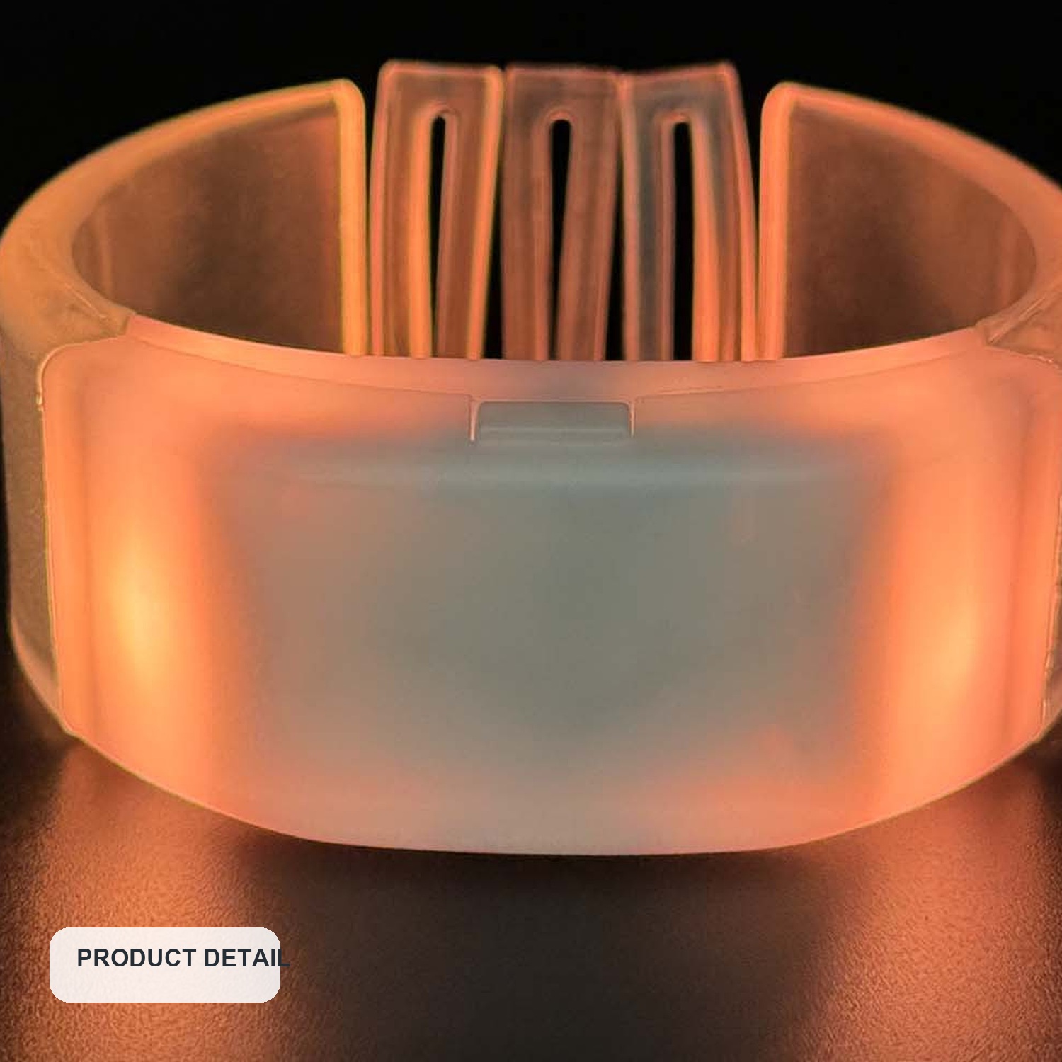15-Color DMX Remote-Control LED Wristbands — product detail view two