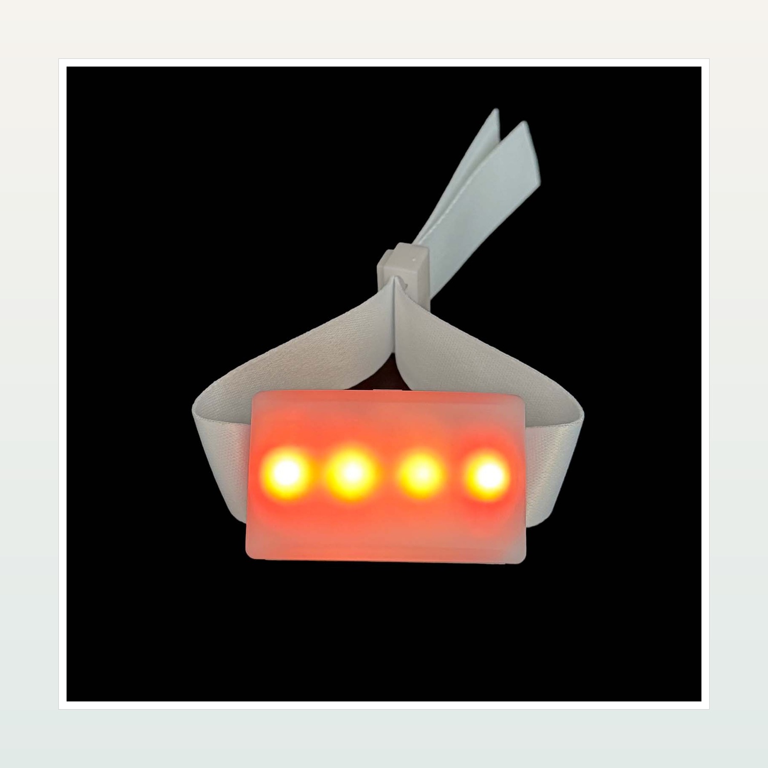 Four-LED Fabric DMX Remote-Control Wristbands — product application view one