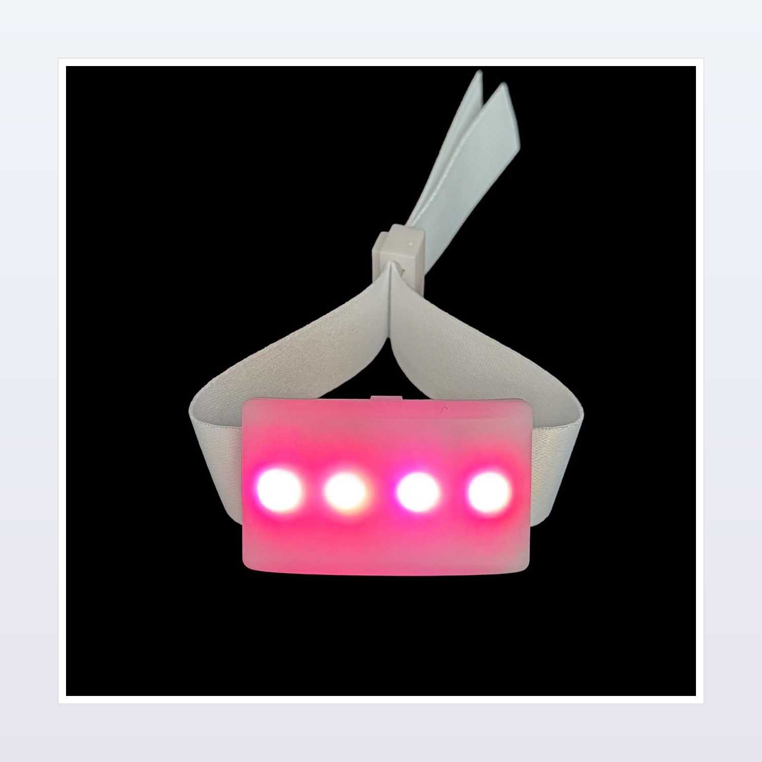 Four-LED Fabric DMX Remote-Control Wristbands — product application view two