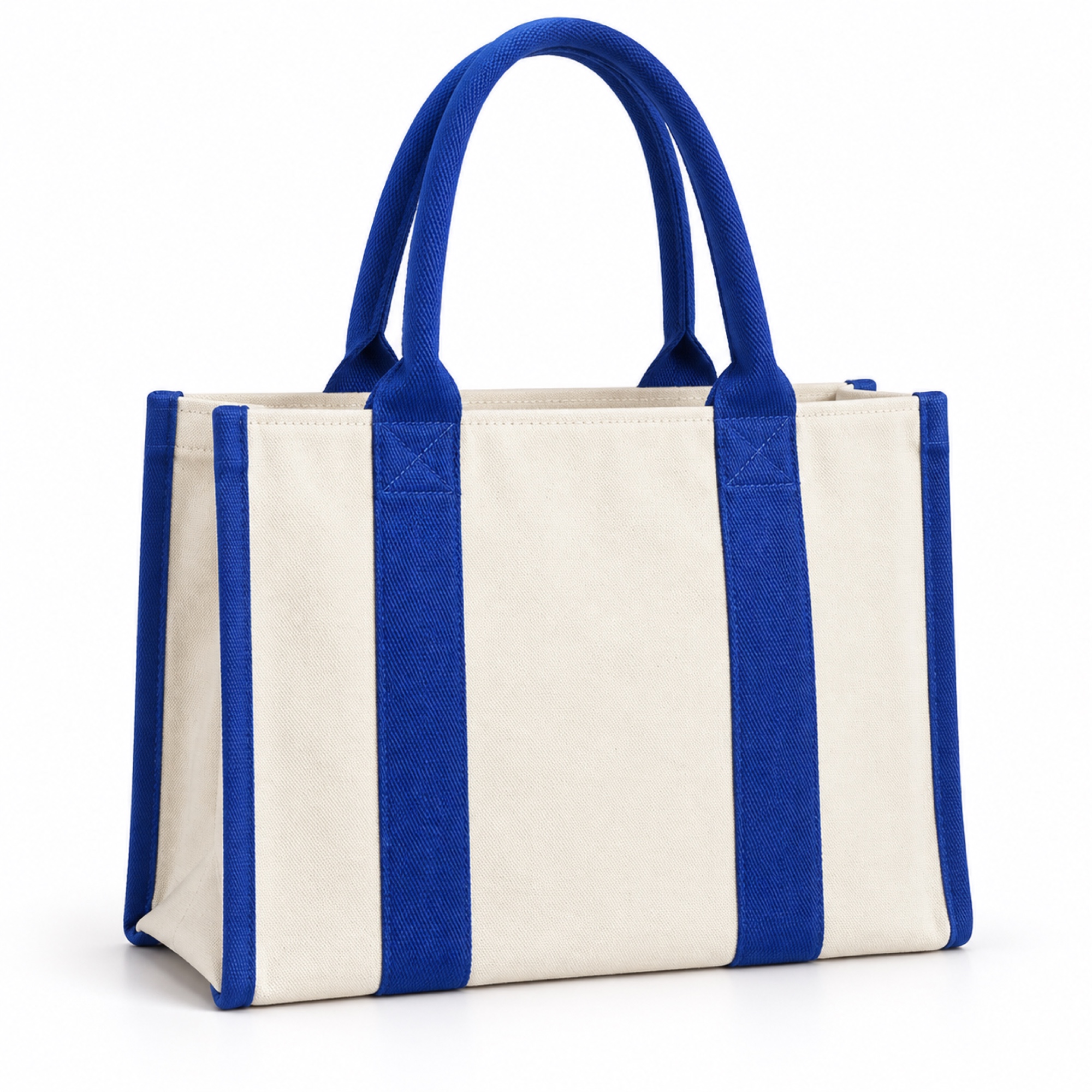 Custom Structured Canvas Tote Bag main product view