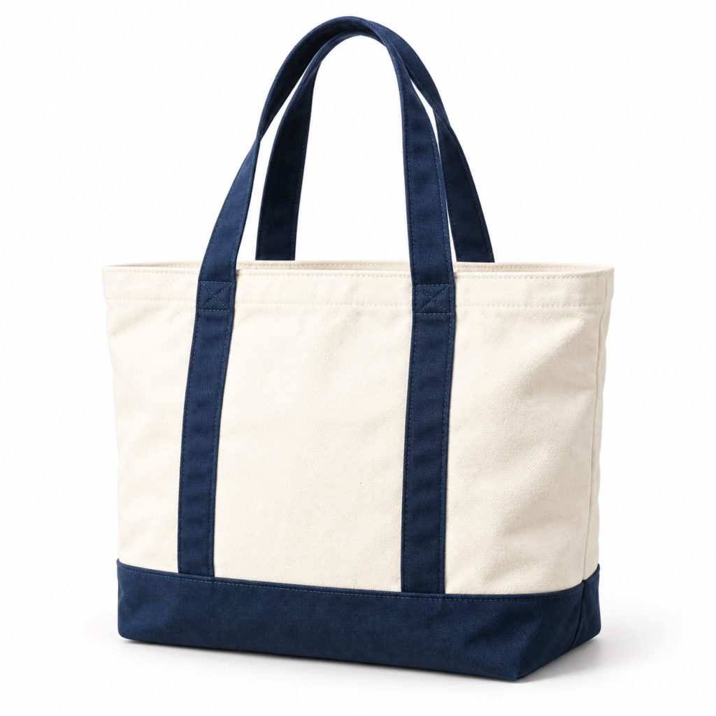 Custom Patchwork Canvas Tote Bag main product view