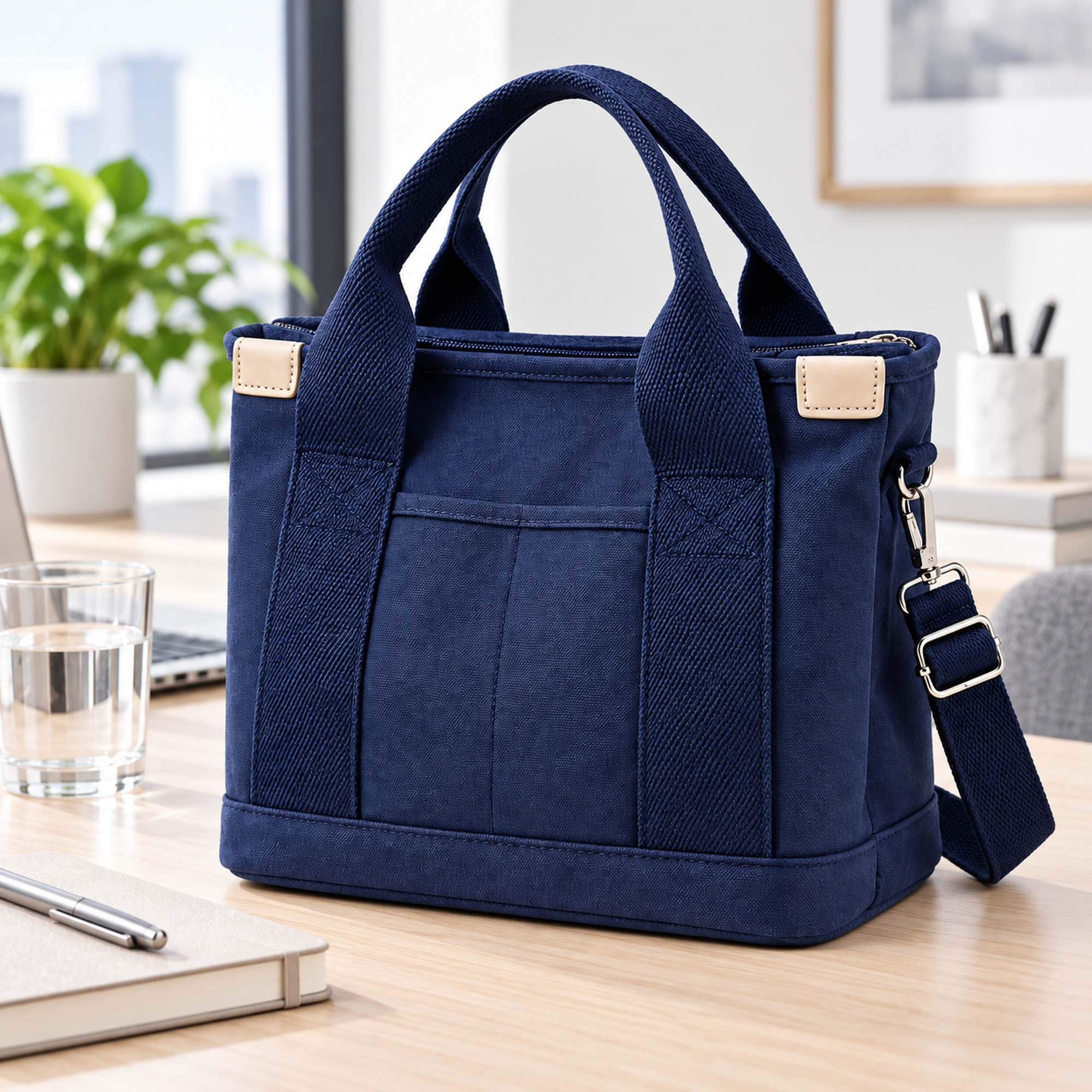 Custom Multi-Pocket Canvas Lunch Bag application view