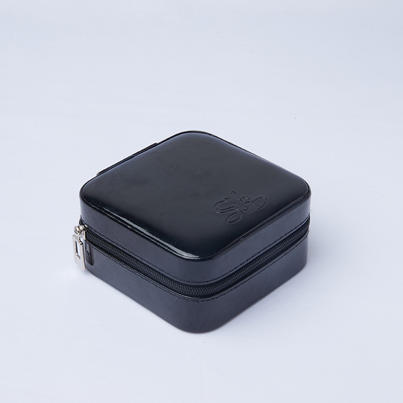Compact Square Zippered Jewelry Case additional product view