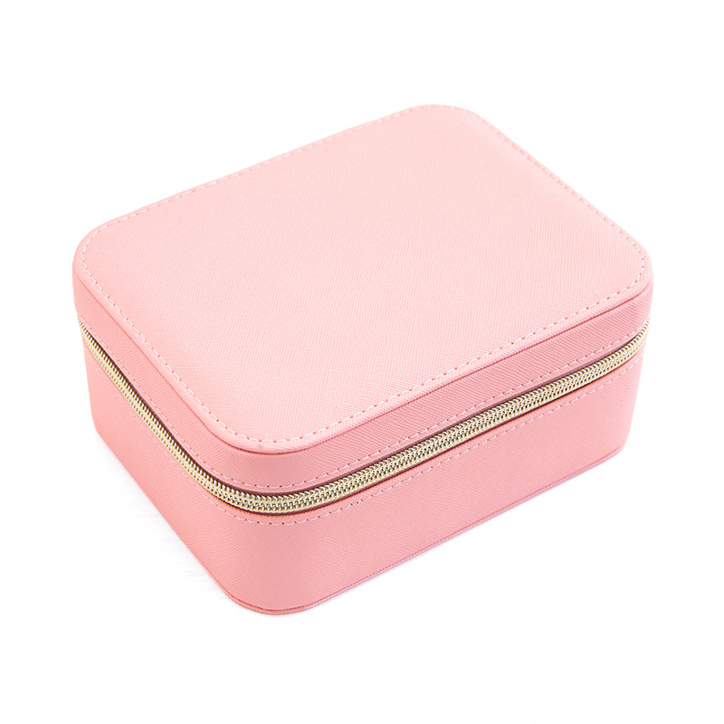 Double-Layer Jewelry Box with Removable Mirror additional product view