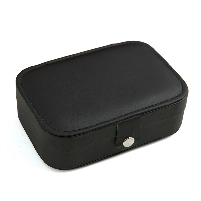 Rectangular Jewelry Box with Button Closure available finish view