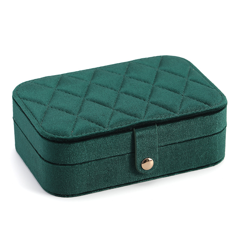 Quilted Velvet Jewelry Organizer with Mirror available finish view