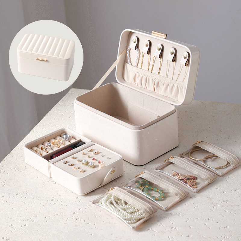 Handled Double-Layer Jewelry Organizer additional product view