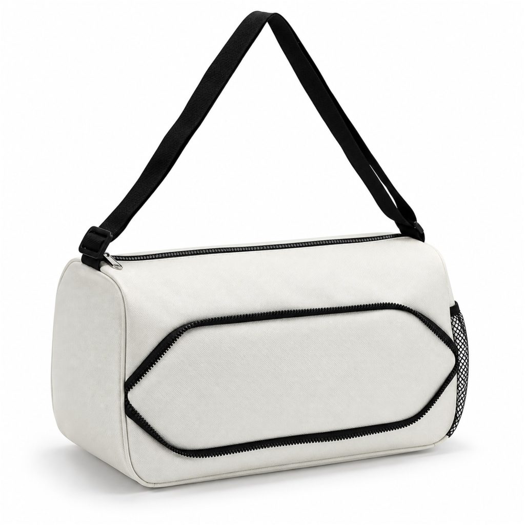 Custom Rectangular Oxford Training And Yoga Shoulder Bag front product view