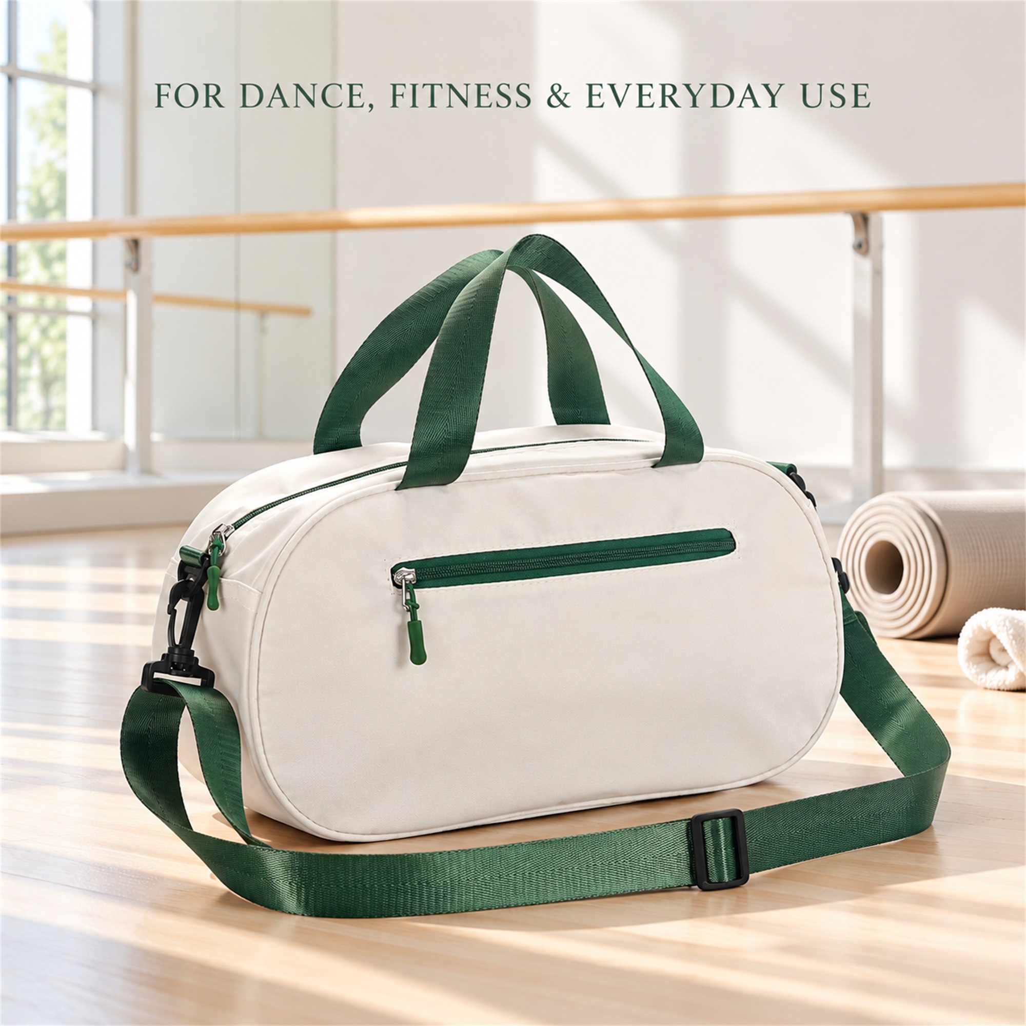 Custom Compact Polyester Dance And Leisure Sports Shoulder Bag lifestyle application