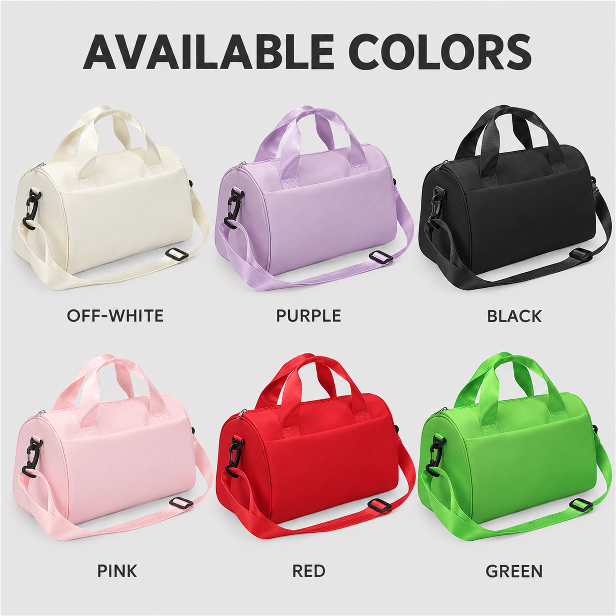 Custom Compact 900D Oxford Children'S Travel And Dance Duffel available styles and colors