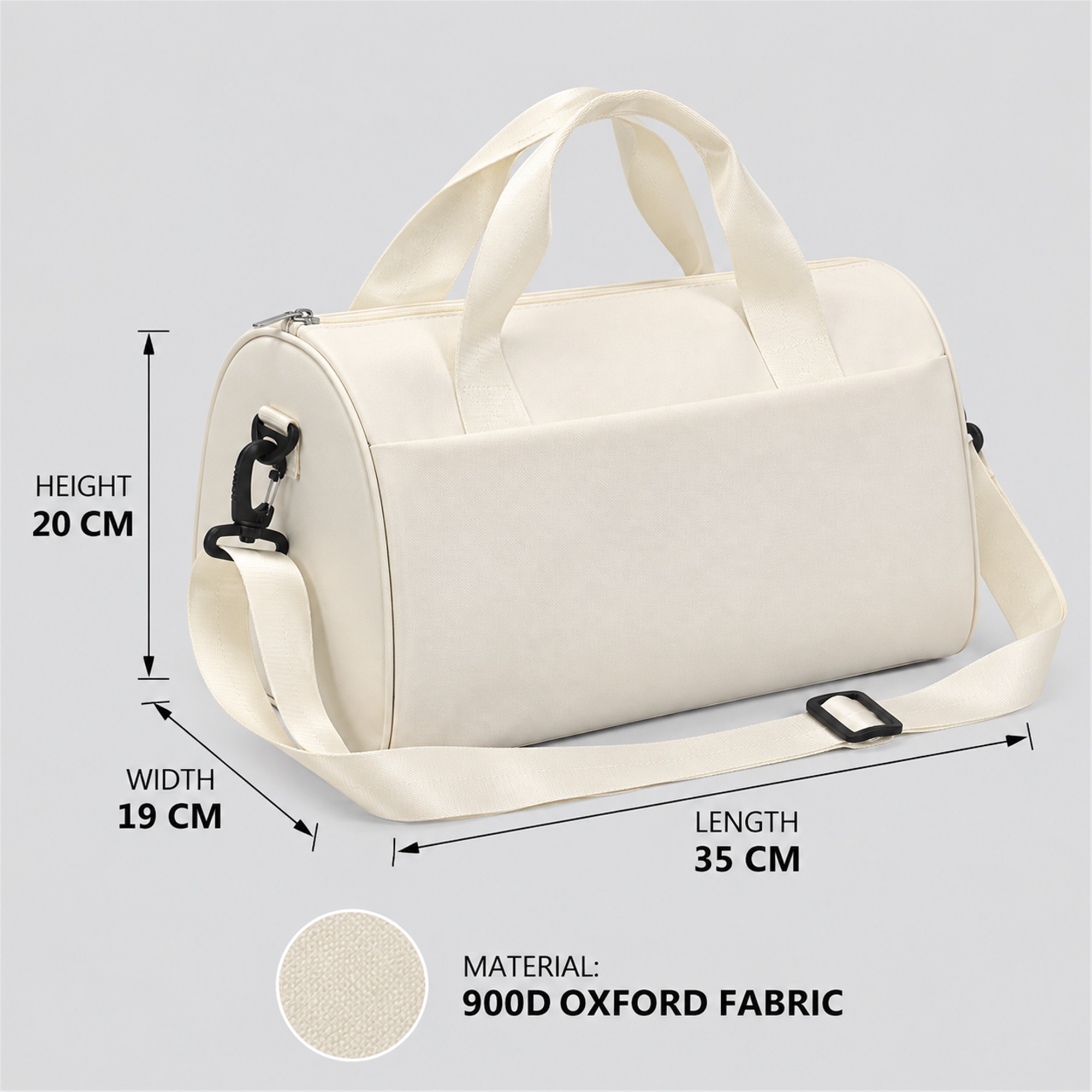 Custom Compact 900D Oxford Children'S Travel And Dance Duffel size and structure