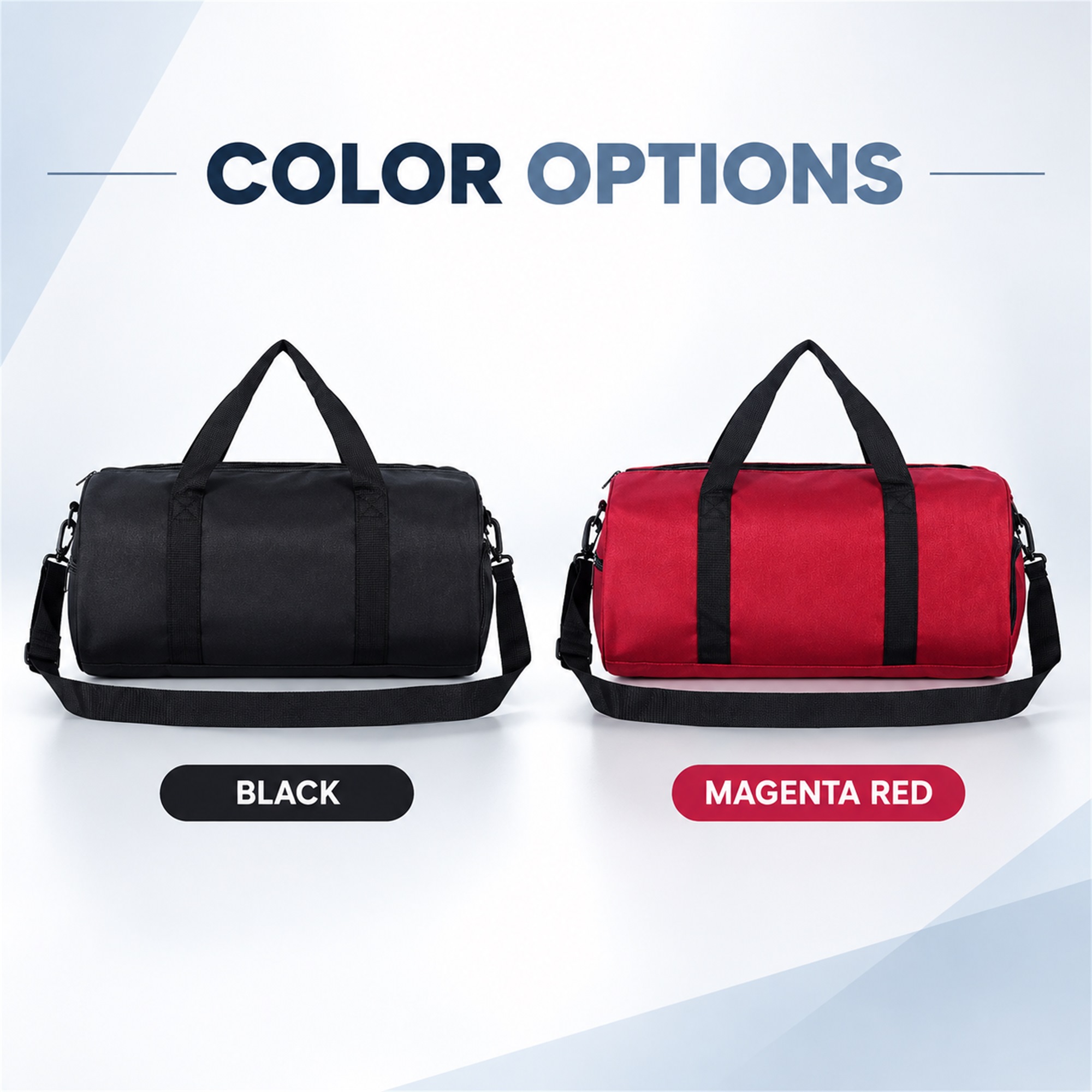 Custom Cationic Gym And Swim Duffel With Independent Shoe Compartment available styles and colors
