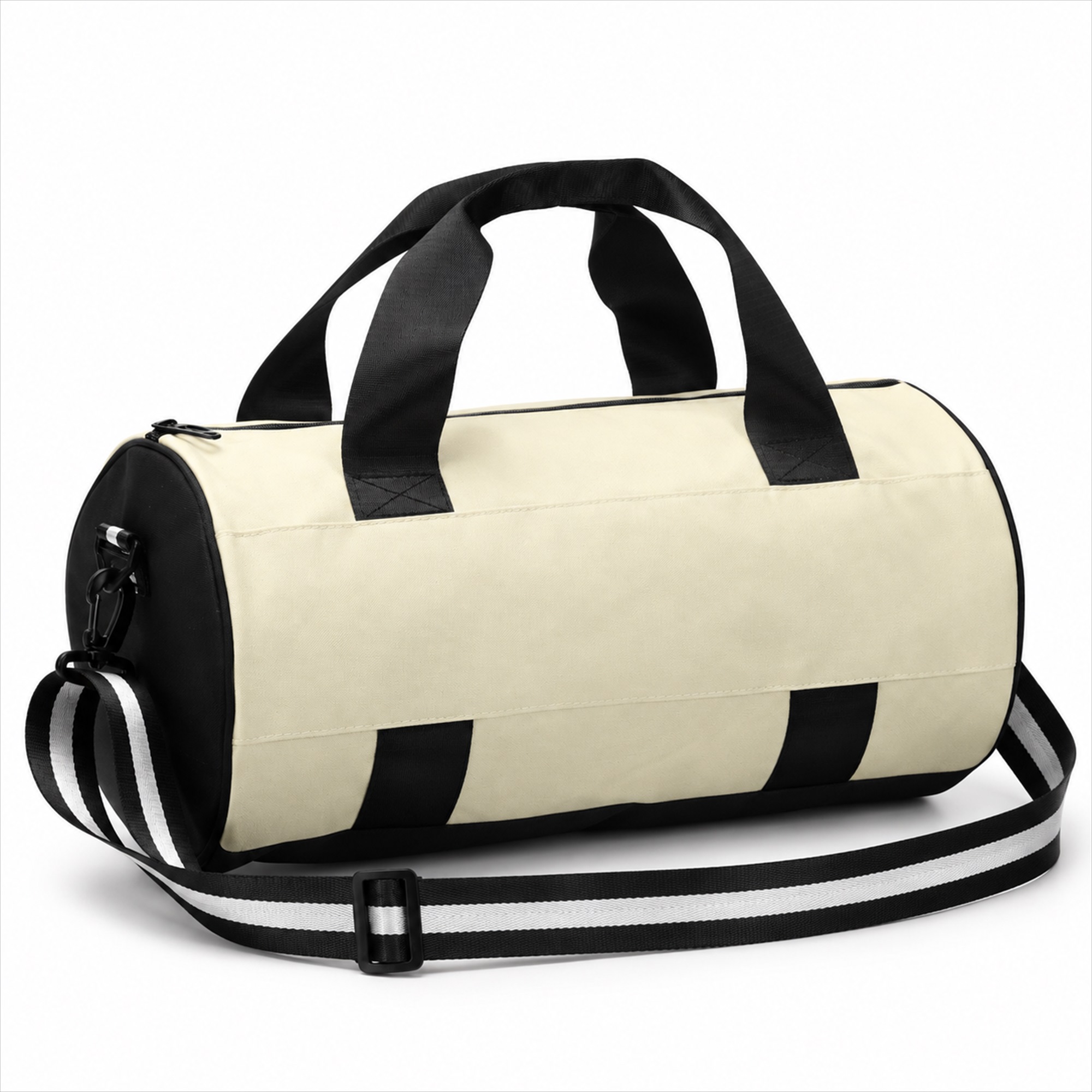 Custom Oxford Cylindrical Gym And Yoga Duffel Bag front product view