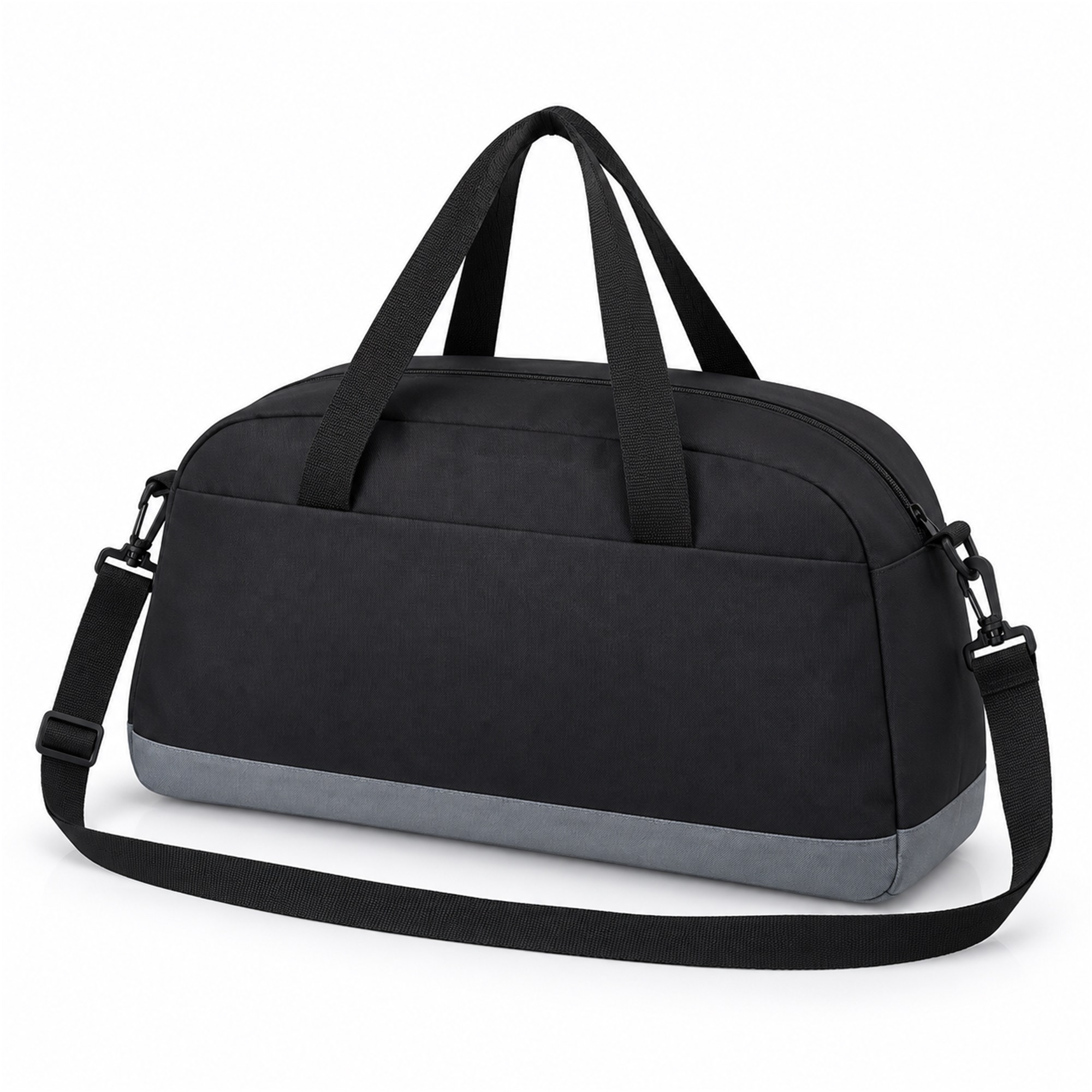 Custom Dense Oxford Shell-Shaped Gym, Yoga And Travel Duffel Bag front product view