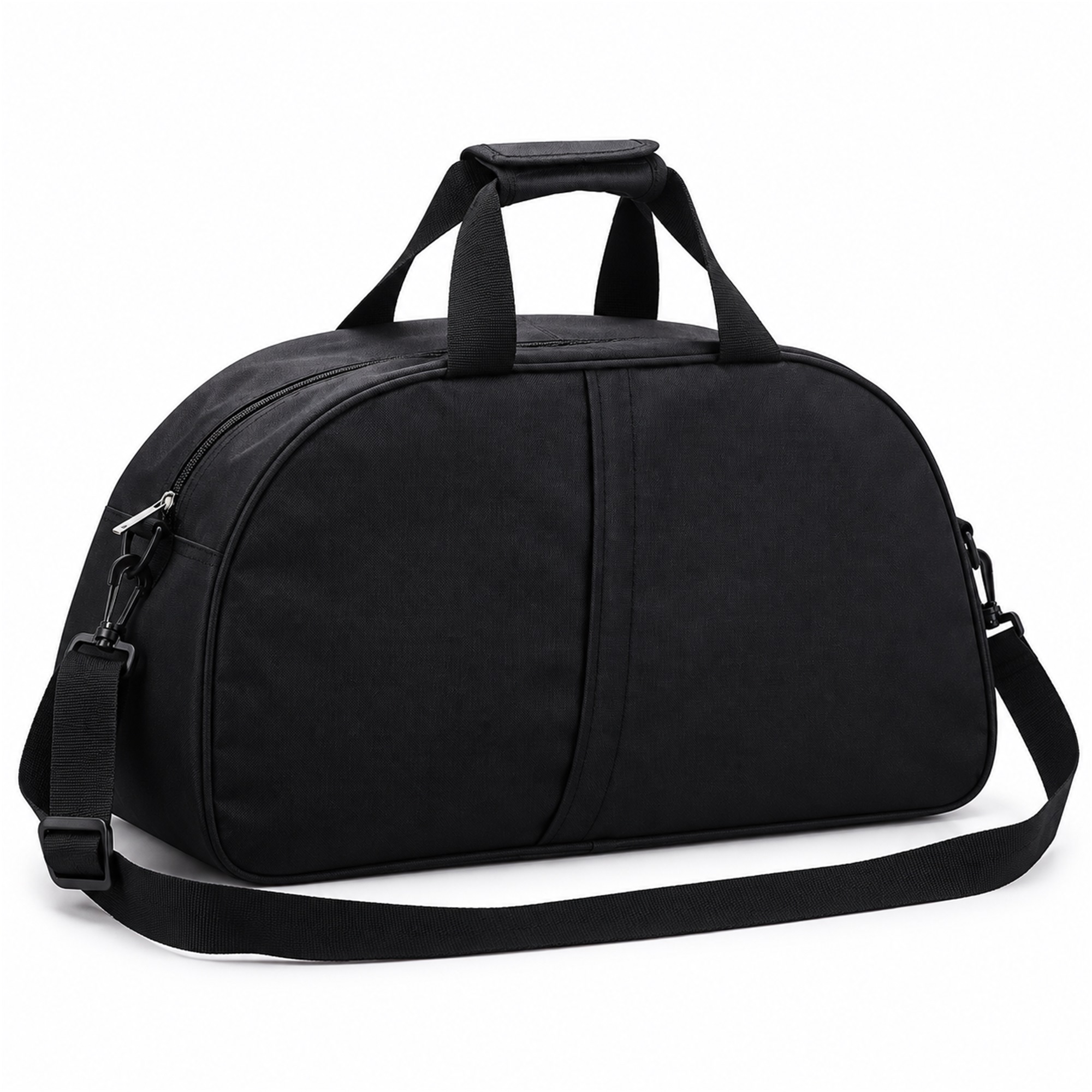 Custom Oxford Rounded Gym, Taekwondo And Travel Duffel Bag front product view