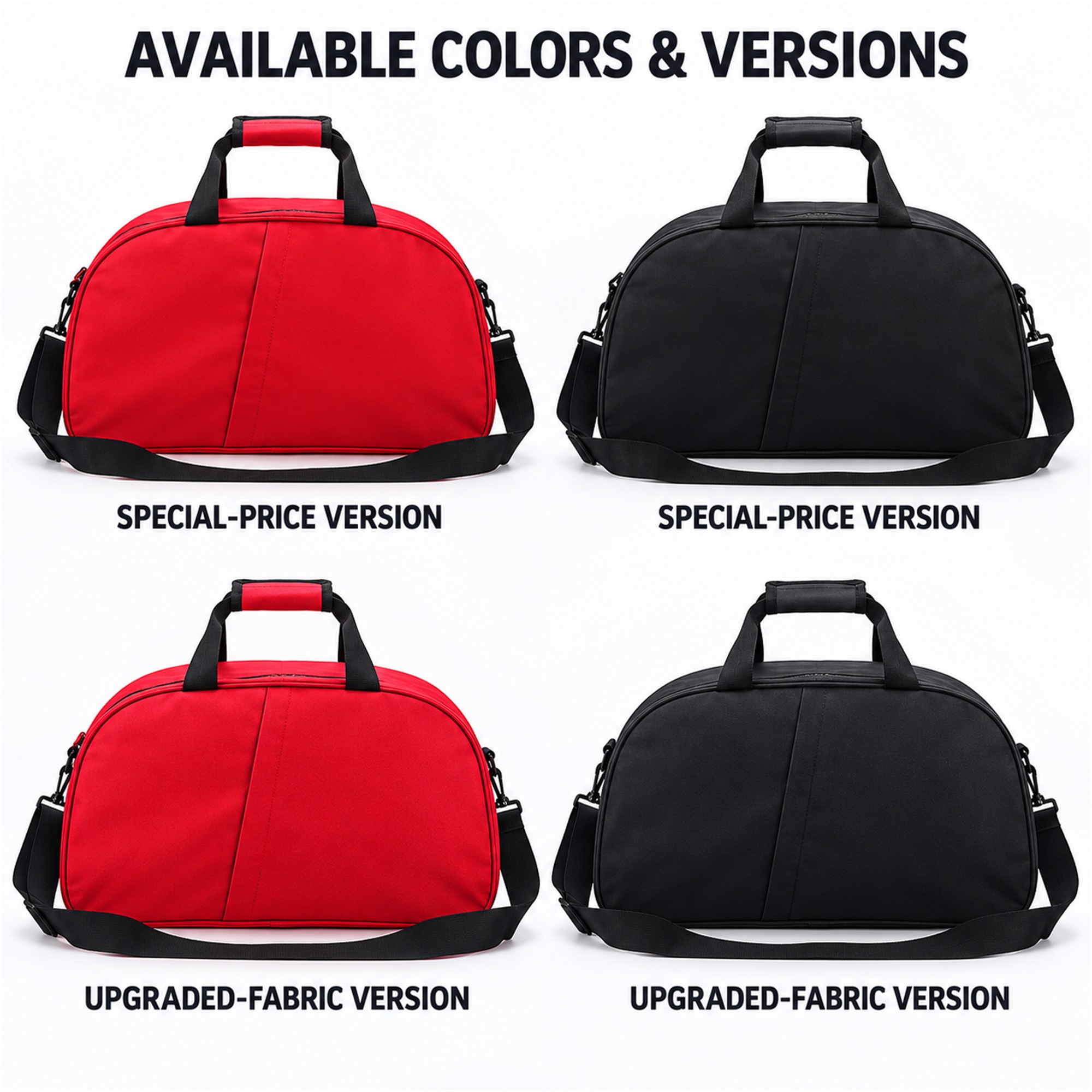 Custom Oxford Rounded Gym, Taekwondo And Travel Duffel Bag available styles and colors