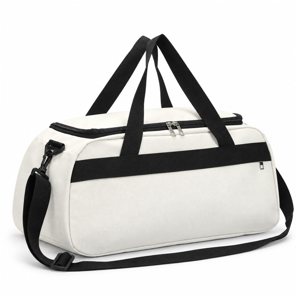 Custom High-Elastic Oxford Gym, Basketball, Soccer And Travel Duffel Bag front product view