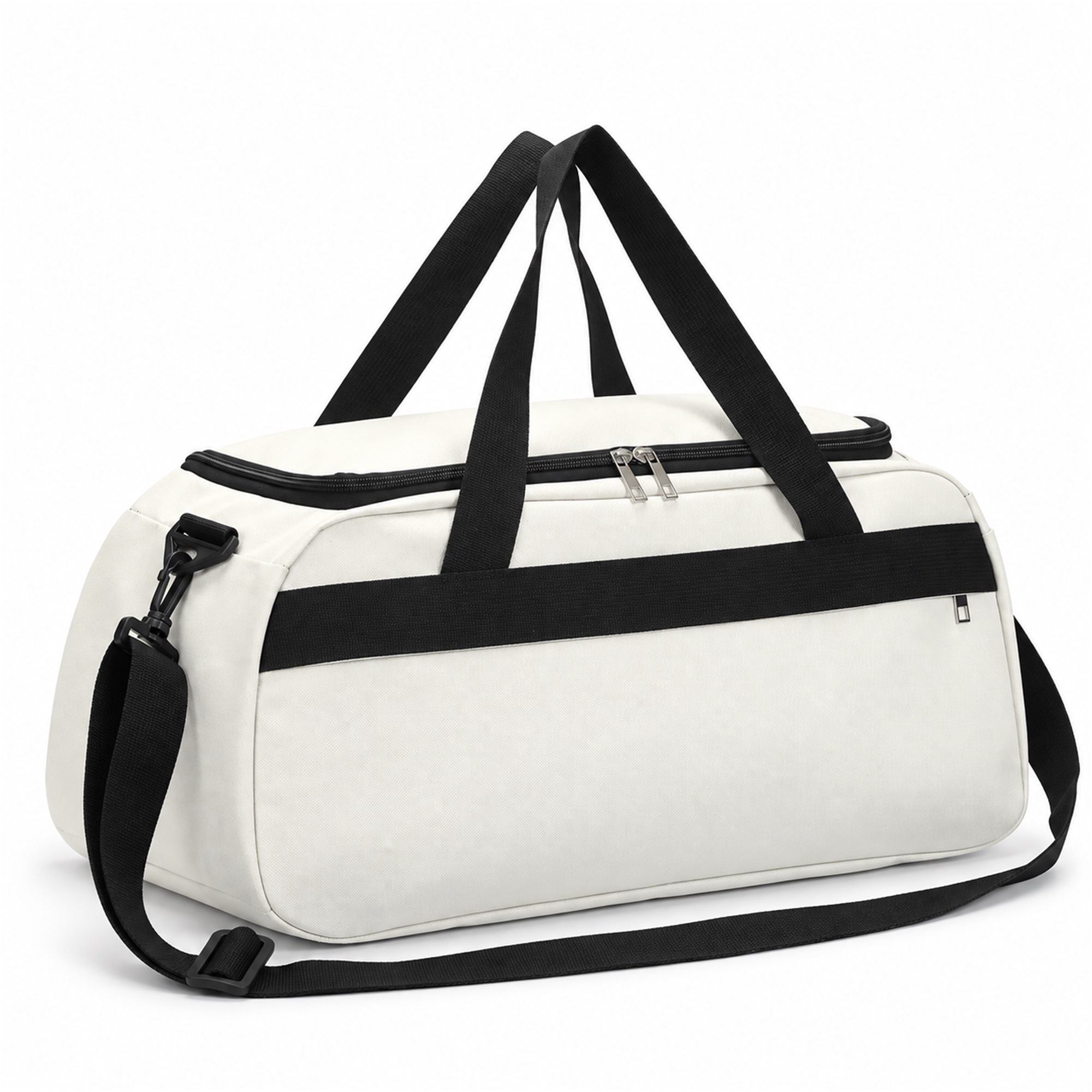 Custom High-Elastic Oxford Gym, Basketball, Soccer And Travel Duffel Bag front product view