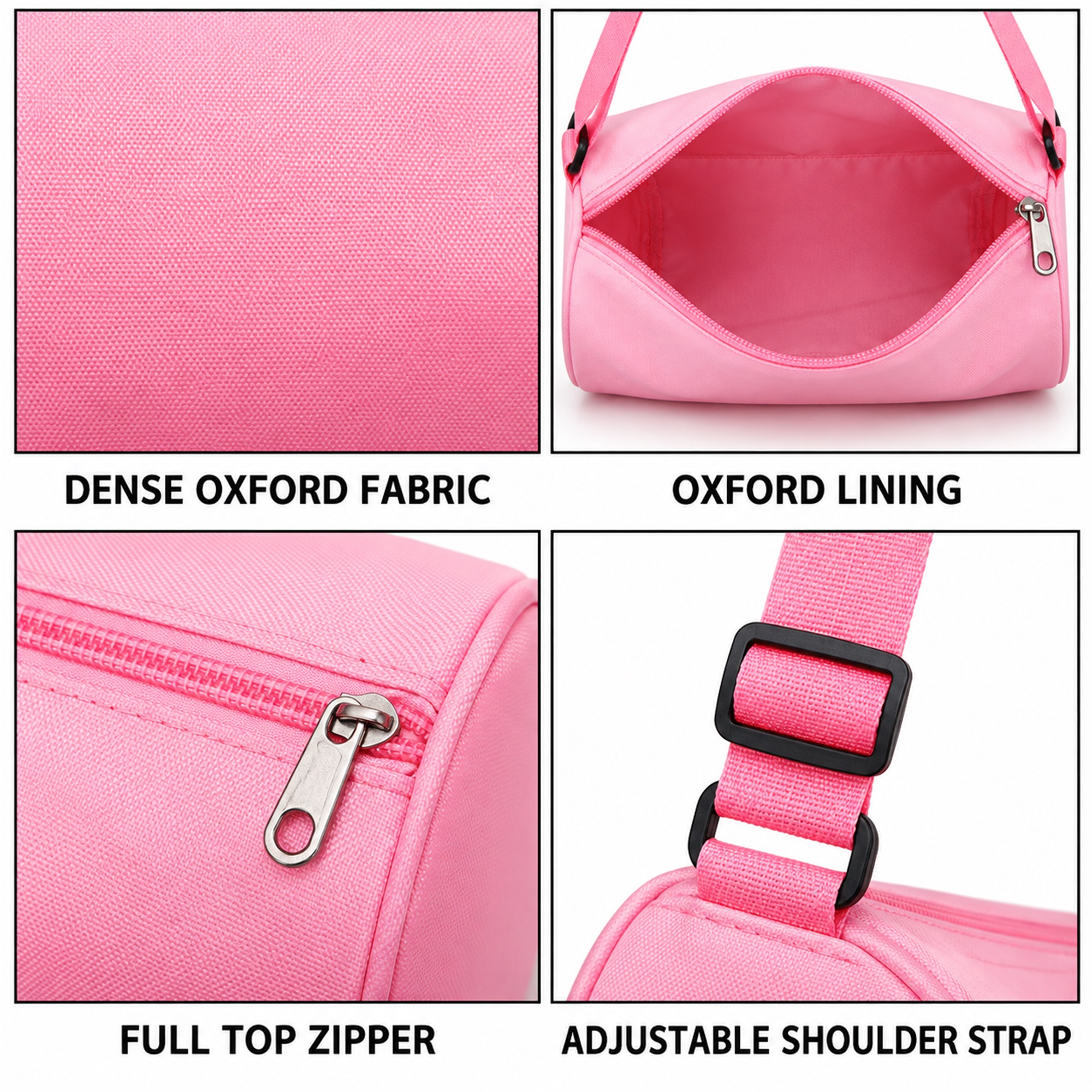 Custom Small Cylindrical Children'S Dance Shoulder Bag product construction details