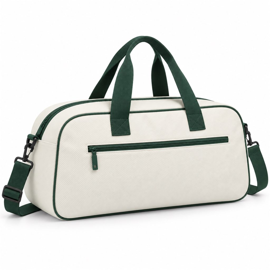 Custom Compact Diagonal-Textured Polyester Sports And Dance Shoulder Bag front product view