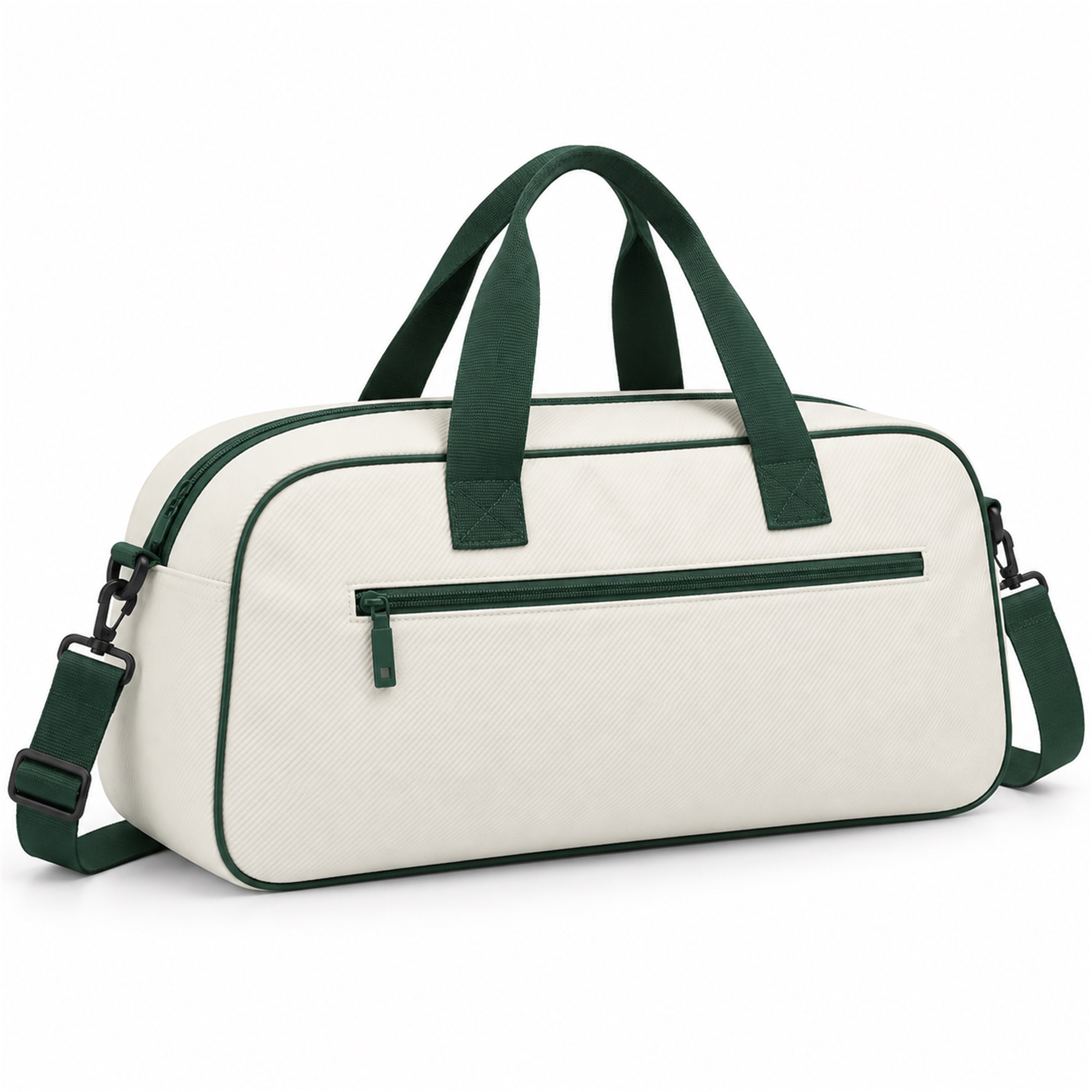 Custom Compact Diagonal-Textured Polyester Sports And Dance Shoulder Bag front product view