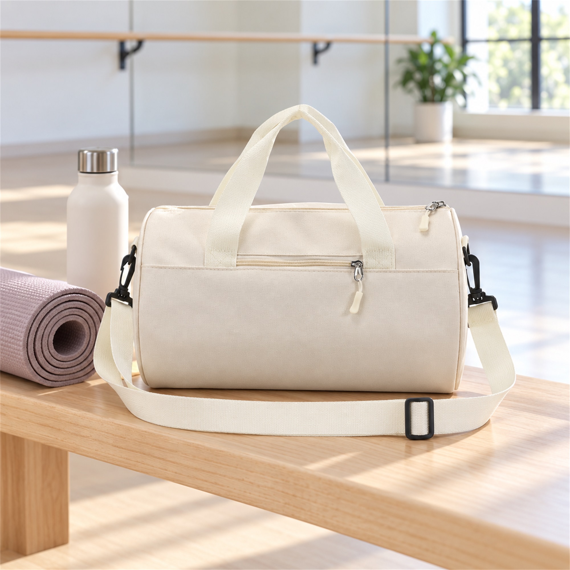 Custom Compact Cylindrical 900D Oxford Children'S Dance And Sports Bag lifestyle application