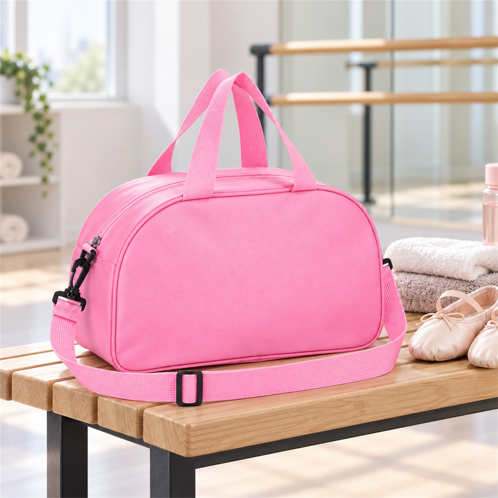 Custom Compact Nylon Children'S Dance And Travel Duffel lifestyle application