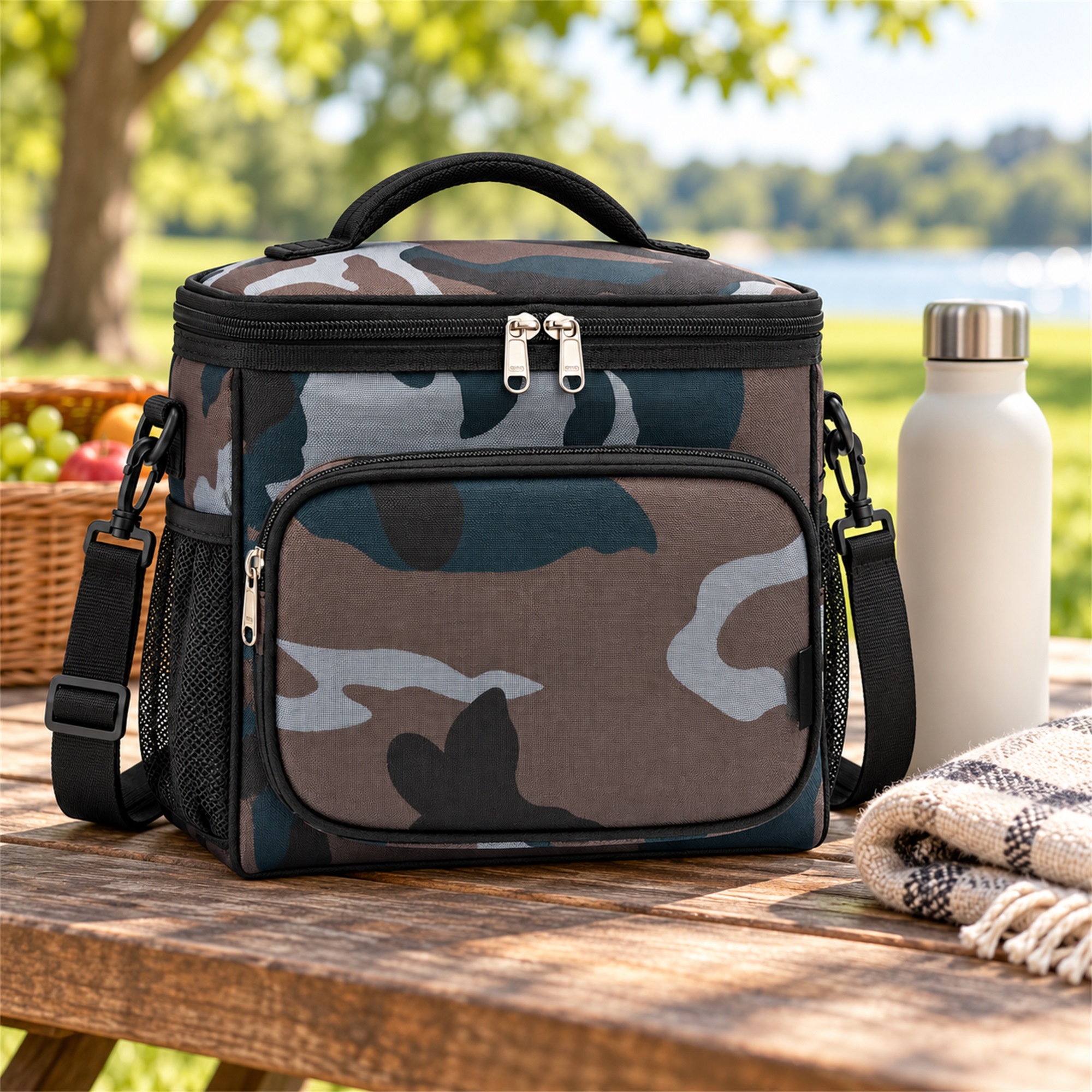 Structured Oxford Insulated Cooler And Lunch Bag lifestyle application