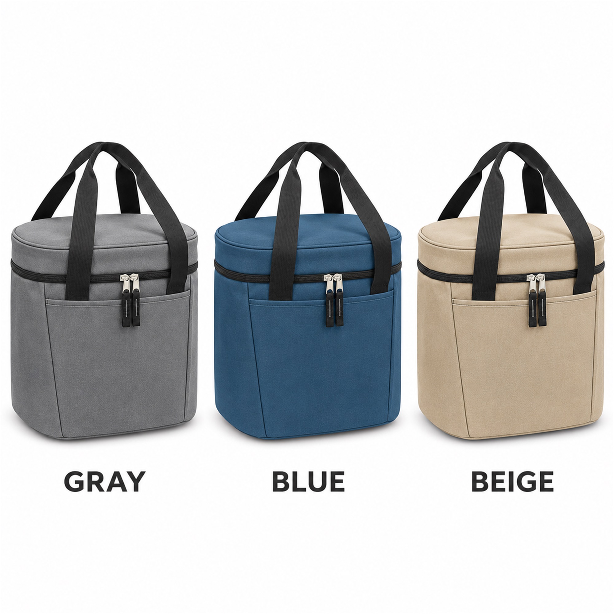 Large Aluminum-Foil-Lined Insulated Lunch Tote available styles and colors