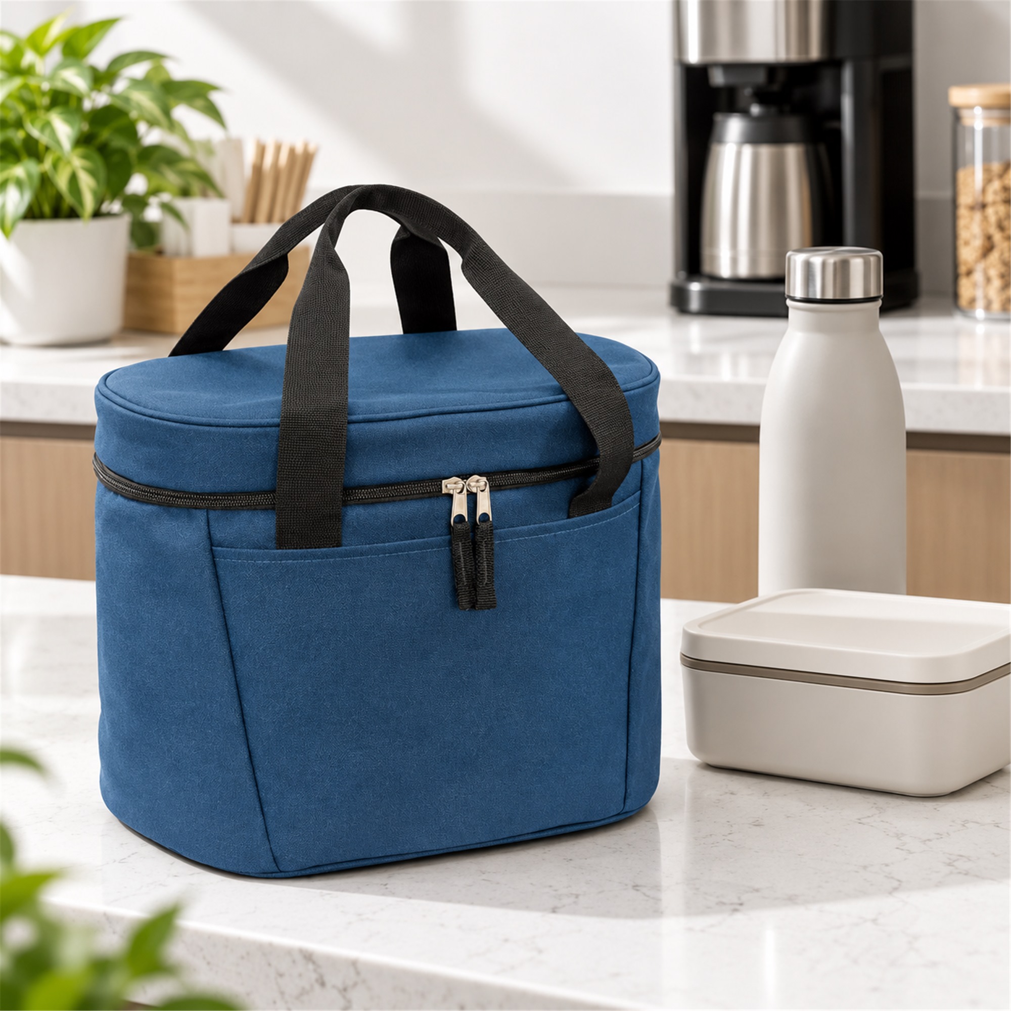 Large Aluminum-Foil-Lined Insulated Lunch Tote lifestyle application