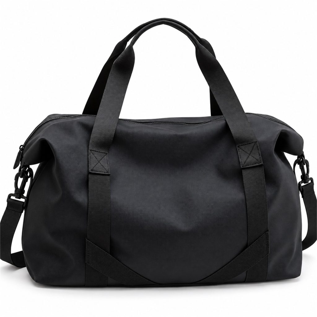 Custom Large Soft-Sided Oxford Gym, Yoga And Travel Tote-Duffel front product view