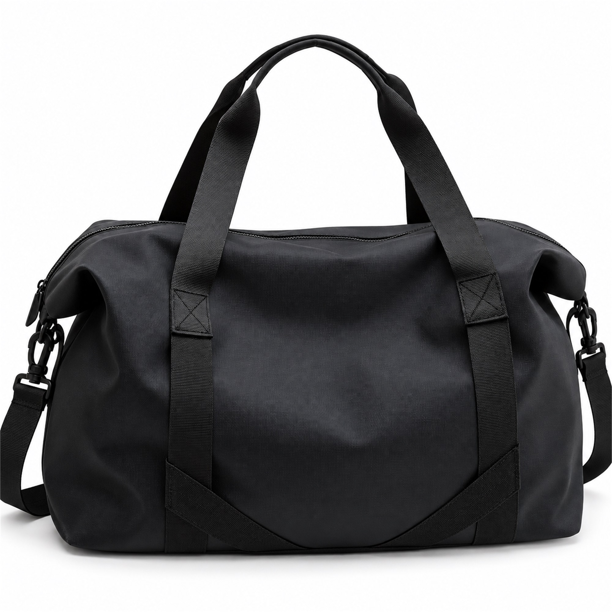 Custom Large Soft-Sided Oxford Gym, Yoga And Travel Tote-Duffel front product view