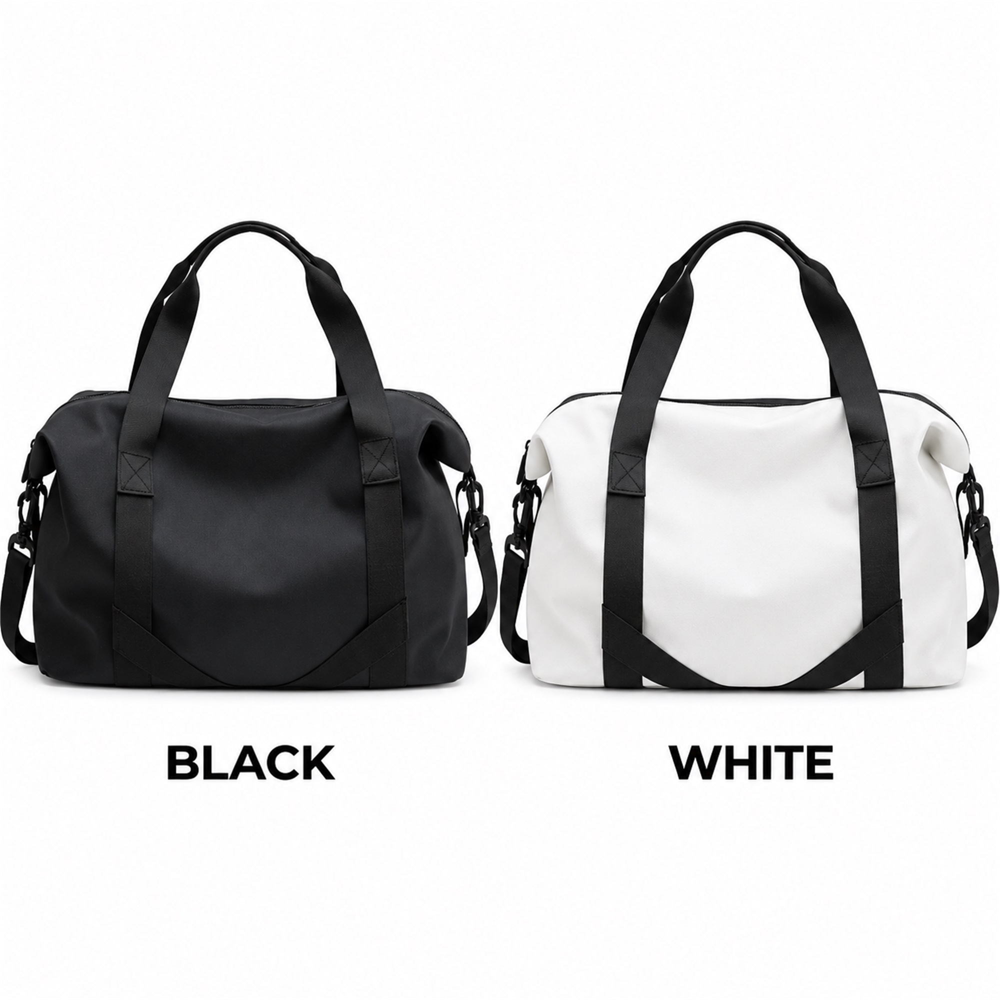 Custom Large Soft-Sided Oxford Gym, Yoga And Travel Tote-Duffel available styles and colors