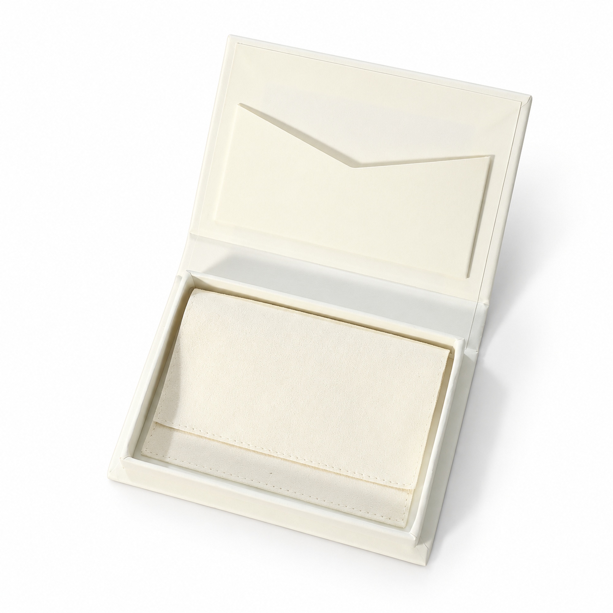 Slim Book-Style Jewelry Box with Pouch featured product view