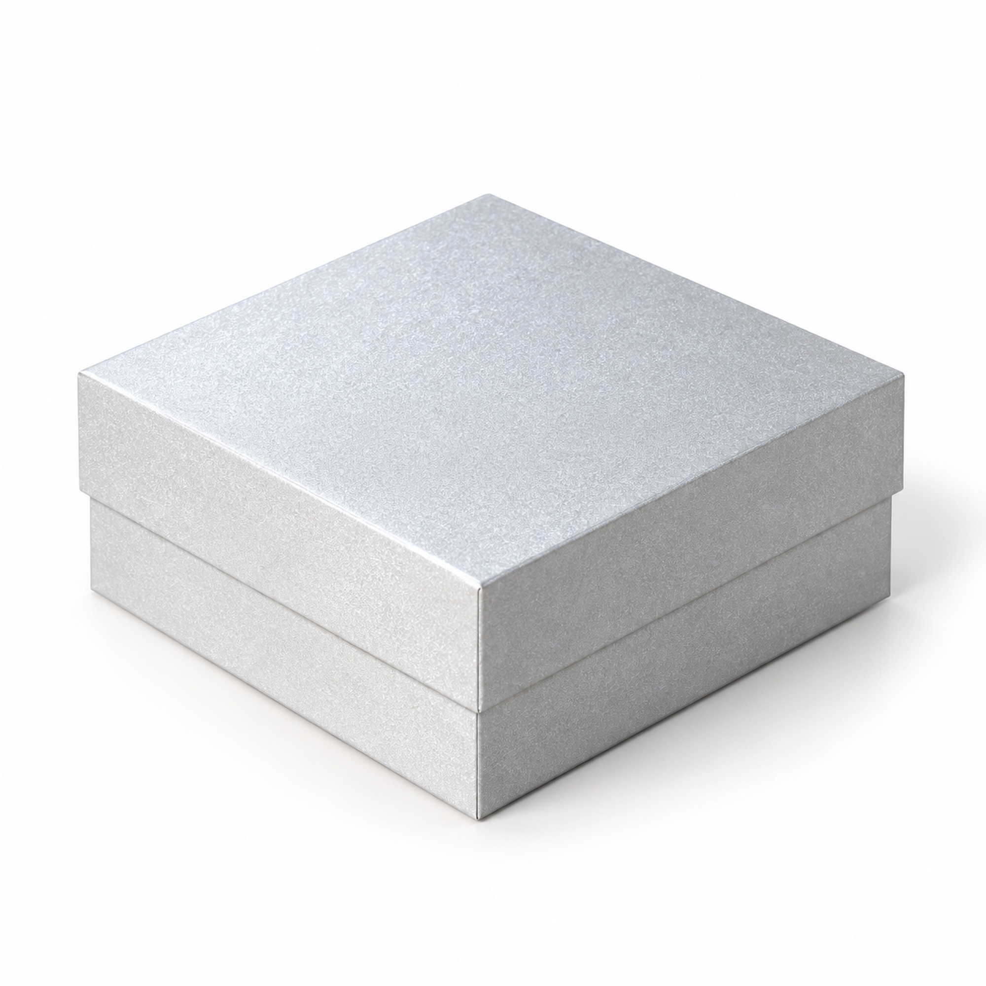 Silver-Tone Textured Jewelry Gift Box featured product view