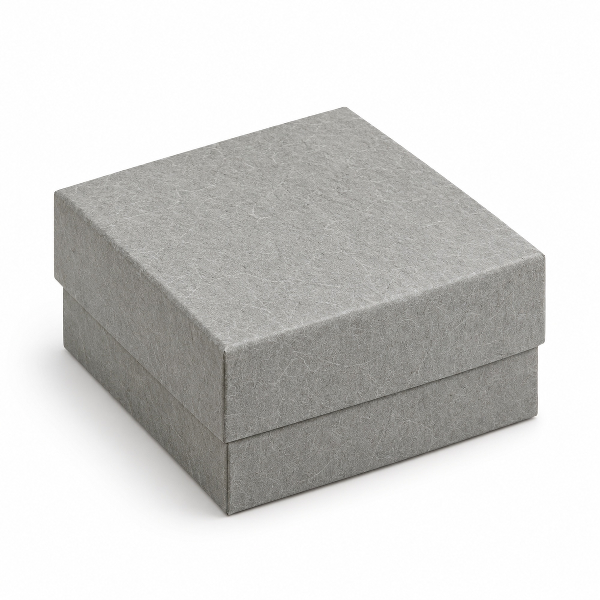 Gray Textured Jewelry Packaging Box featured product view