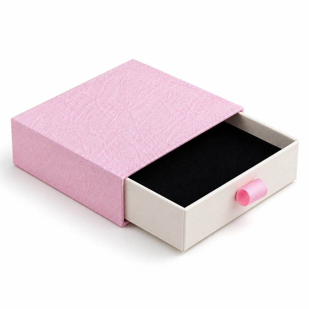 Pink and Cream Drawer Jewelry Box featured product view