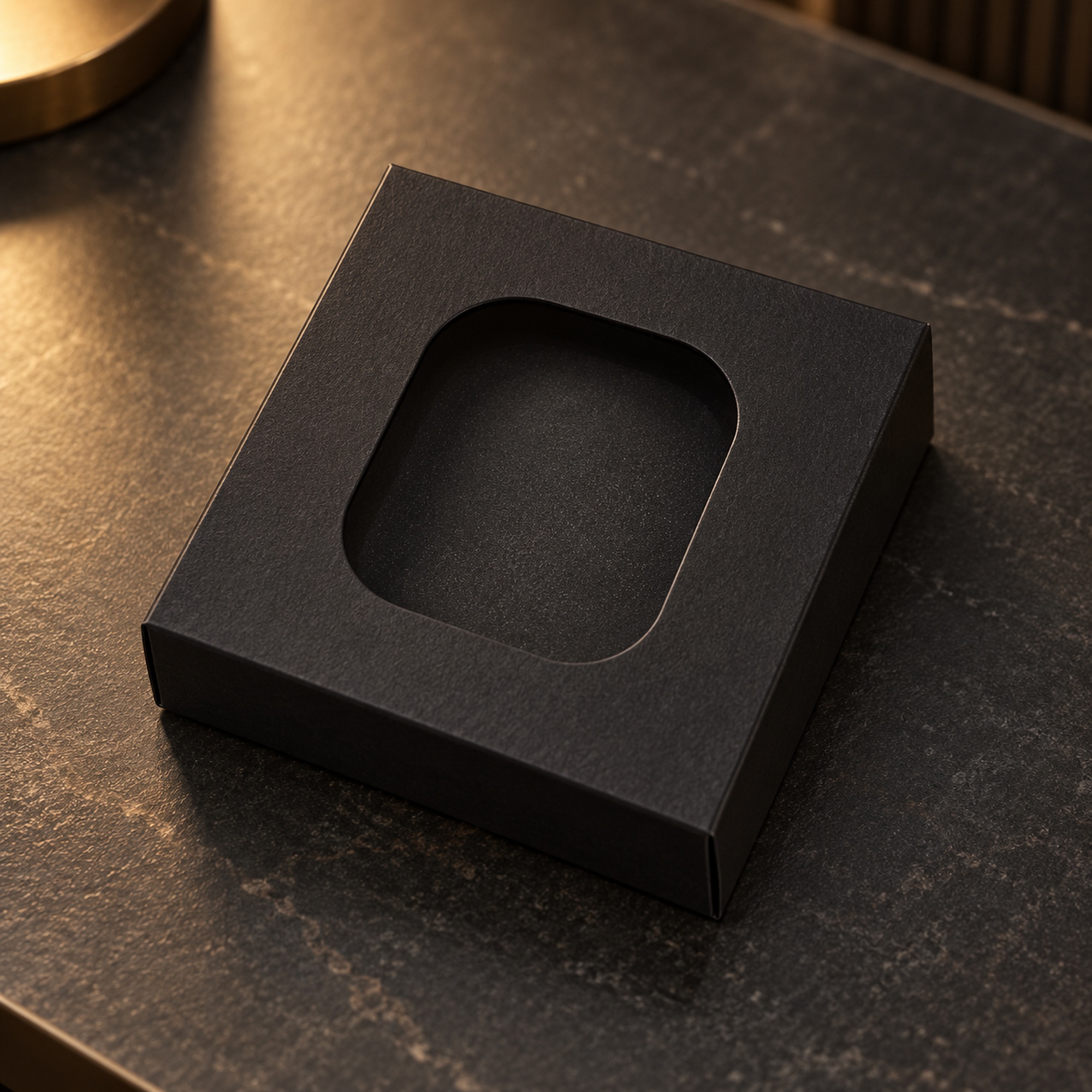 Rounded Window Jewelry Packaging Box presentation setting